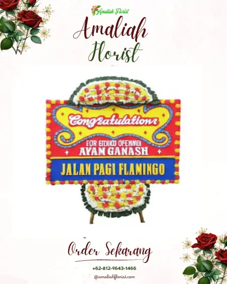Sewa Papan Bunga Wugi