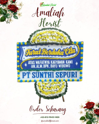 Papan Bunga Duka di Wugi