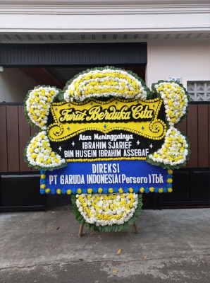 Papan Bunga Duka di Wugi